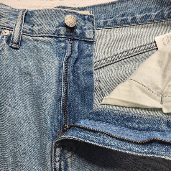 Madewell Superwide Wide Leg Jeans Light Lintz Wash Baggy Relaxed High Rise 28 - Picture 7 of 12